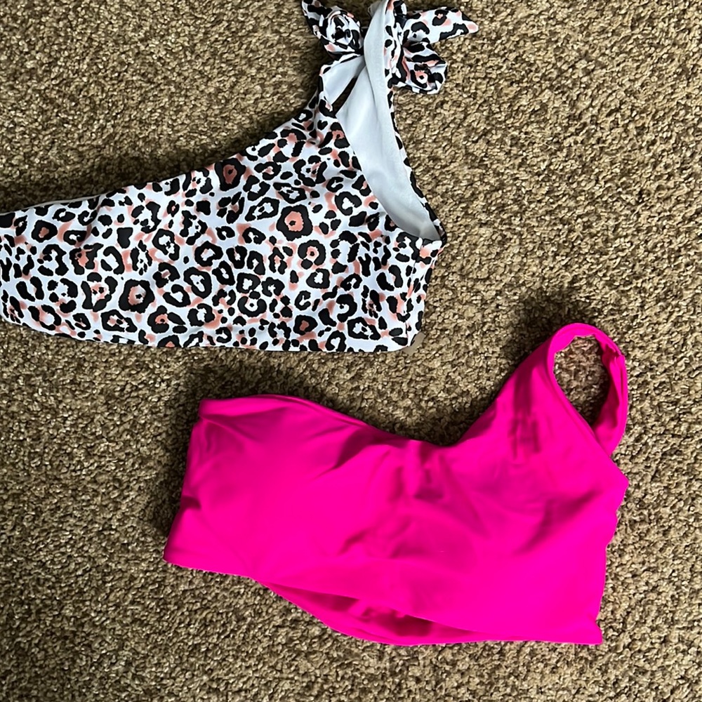 SHEIN, both smalls, pink and cheetah print.
